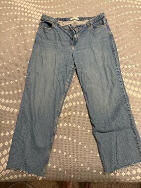 Abercrombie & Fitch Medium Blue Loose High Rise